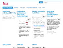 Tablet Screenshot of fca.pl