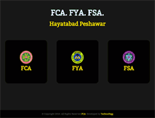 Tablet Screenshot of fca.edu.pk