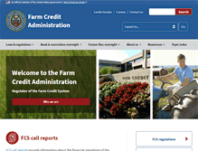 Tablet Screenshot of fca.gov