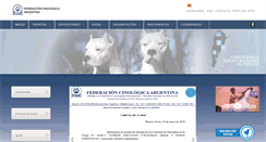 Desktop Screenshot of fca.org.ar
