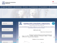 Tablet Screenshot of fca.org.ar